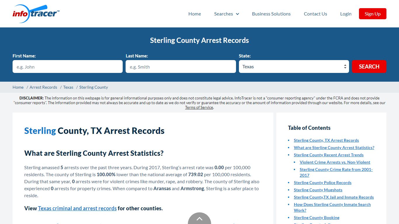 Sterling County, TX Arrests, Mugshots & Jail Records - InfoTracer